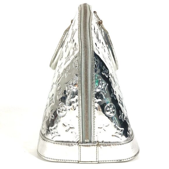 LOUIS VUITTON M95273 MonogramMiroir Alma GM Tote Bag Hand Bag Argent Silver - Picture 6 of 16